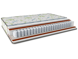 2см Латекс + Кокос 1см + Войлок + НПБ TFK (256пр./кв.м.) + Войлок + Кокос 1см + Латекс 2см