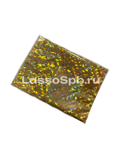 Трансферная поталь Золото Голография Мозаика 15 см х 1 м