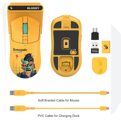 Мышь беспроводная/проводная Bloody R72 Ultra Duo Renegade