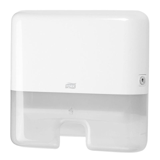 Диспенсер для листовых полотенец Tork Xpress Mini H2 552100 пластиковый белый