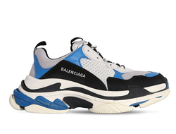 Balenciaga Triple-S (БАЛЕНСИАГА) черно-бело-синие (36-45)