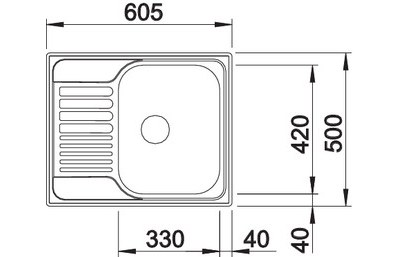 Мойка Blanco Tipo 45 S Mini