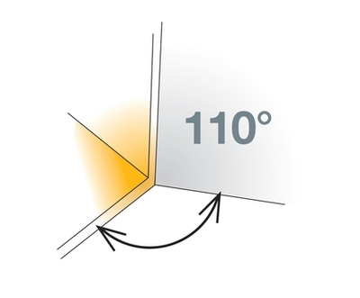 Петля мебельная Titus T-Type (накладная) 110/48/0 мм