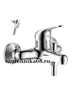 Смеситель латунный для ванны с душем ROSSINKA Y40-31 литой излив