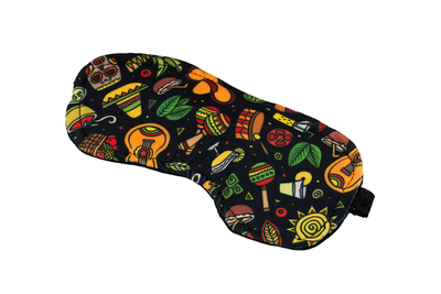 Дорожная подушка-подголовник антистресс "Мексика + маска для глаз"