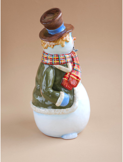 Снеговик со скворечником