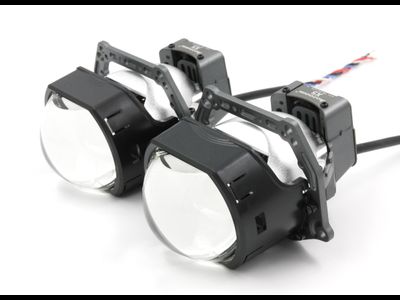 Билед модули Aozoom X5 2025 (прямоугольные) 3.0 дюйма, 2 чипа, 5500K, 12V, 58W/66W крепление 3R (комплект, 2шт)