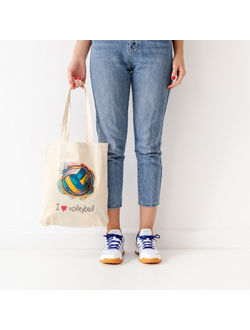 Холщовая сумка "МЯЧ РИСОВАННЫЙ"