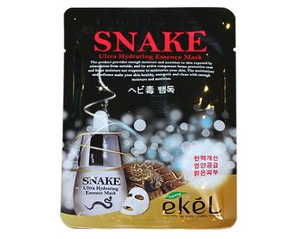 Тканевая маска от мимических морщин с экстрактом змеиного яда,Snake,Ekel,Корея