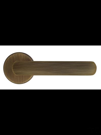 Дверная ручка на круглом основании Fratelli Cattini "NEVADA" 7-BY матовая бронза