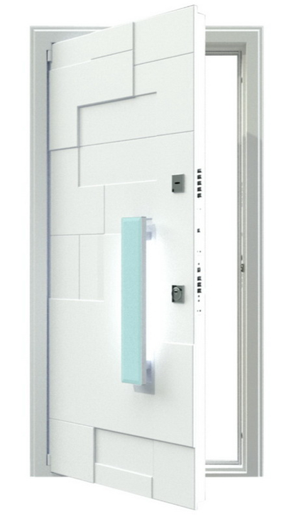 Арт. 125х35 Glass Facet Premium White, L-700 мм