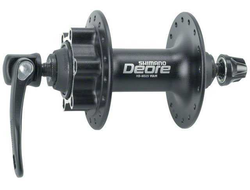 Втулка передн. Shimano Deore M525A, 36H, диск., эксц., черн., EHBM525AALS