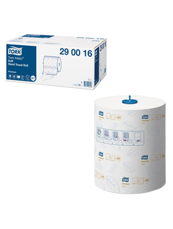 Полотенца бумажные рулонные TORK (Система H1) Matic, комплект 6 шт., Premium, 100 м, 2-слойные, белые, 290016