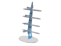 HG4T Стойка для очков настольная пластик на 4 посадочных места