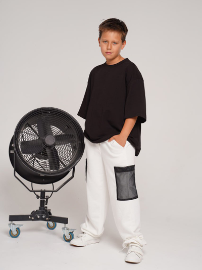 Плотная оверсайз футболка (футер)