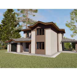 Двухэтажный дом с тремя спальнями 286м² (S84)