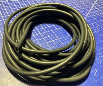 Rubber hose 4x2 mm, oil-resistant