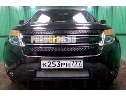 Защита радиатора Ford Explorer 2010-2015 chrome