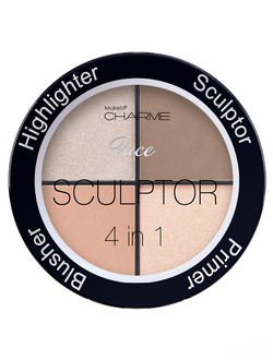 CHARME Скульптор для лица Face Sculptor 4 в 1 тон 401 тёплый абрикосовый