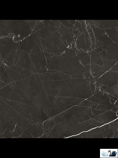 Керамогранит Zerde Tile Royal black 60х60 см глянцевый