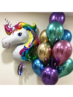 Композиция премиум "Радужный единорог"