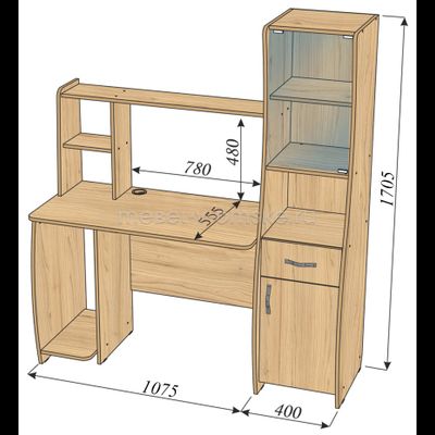Стол компьютерный Лицей-4