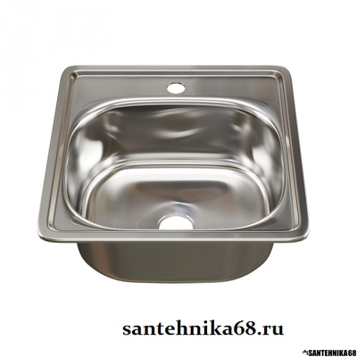 Мойка врезная Mixline 38х38 48*48 толщина 0,6 мм глубина 150мм