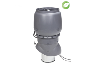Вентиляционная труба Vilpe XL ECo250P 200/500 с вентилятором 0-1250 м3/час серый