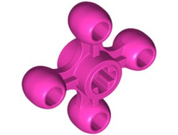 Technic Knob Cog / Gear / Wheel, Dark Pink (32072 / 6380668)