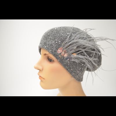 Берет Vizio 1629 серый