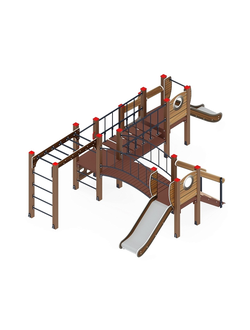 «Карапуз» ДИК 1.001.08-01 H=750 игровой комплекс