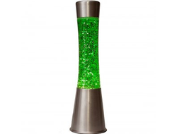 Лава лампа Зелёная Блестки 41 см
