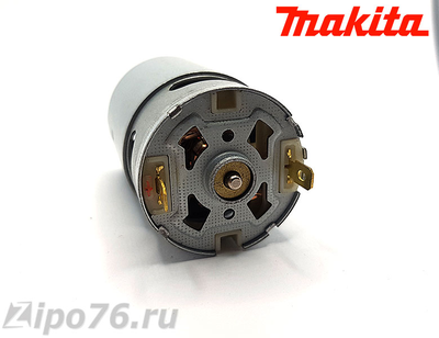Двигатель для шуруповерта Макита 14,4V с 4-мя проточками,с шестерней