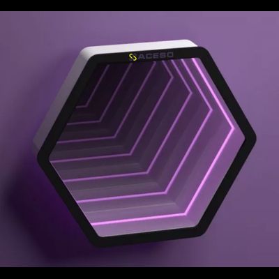 Светозвуковая панель "Бесконечность шестиугольник"