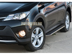 Пороги на Toyota Rav-4 (2013-2015-…) Premium