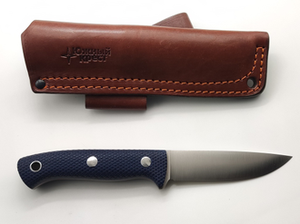 Нож Шершень сталь Elmax синяя микарта