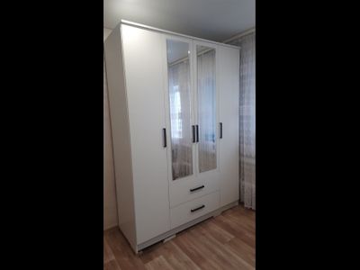 Шкаф 4-х створчатый Фьюжн ШК-14 белый (БТС)