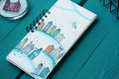 ФП штамп "Бумажный самолетик"