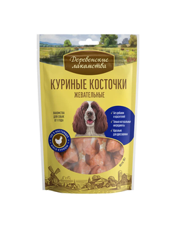 Деревенские лакомства, Куриные косточки жевательные для собак