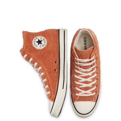 Рыжие меховые Кеды Converse Chuck Taylor All Star Cozy Club 170016c