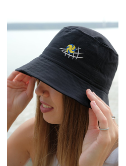 Панама взрослая черная (мяч классический/пляжный)