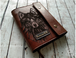 ежедневник ручной работы, блокнот ручной работы, кожаный ежедневник, подарок руководителю, подарок