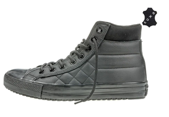 Кеды Converse Chuck Taylor Boot PC  кожаные высокие серые фото