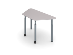Стол ученический трапеция регулируемый на круглых опорах
