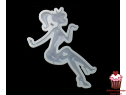 Форма для леденцов Девушка на торте