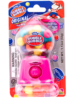 Кидсмания Double Bouble Key Ring Дабл Бабл Мини Брелок 32 гр (12 шт)