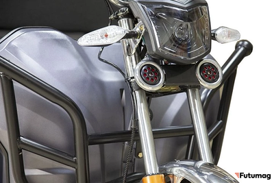 Грузовой электротрицикл Rutrike Гибрид 1500 60V1000W синий