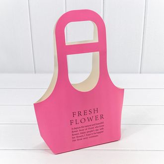 Сумочка для цветов "Fresh Flower" 17*7,5*32см Лиловый