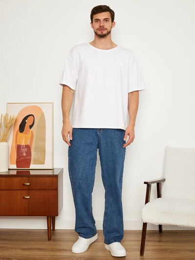 МУЖСКАЯ ФУТБОЛКА БЕЛАЯ  "ВОЗДУШНАЯ"