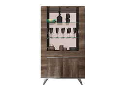 ВИТРИНА ДВУХДВЕРНАЯ MEDEA (L107*P45*H191) MEDVOV201 STATUS